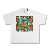 Lunar Rock lion with leopard and cowhide pattern Urban Heavy Tee - TumblerDesignByShophia