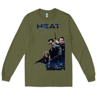 Army Green heat movie heat movie heat movie heat movie heat movie heat movie heat Long Sleeve Tee - minhPixels