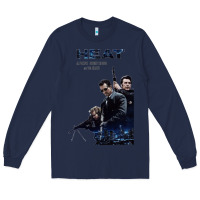 Navy heat movie heat movie heat movie heat movie heat movie heat movie heat Long Sleeve Tee - minhPixels