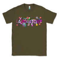 Army Green Valentine Laboratory Classic Tee - CowhideDigitalArt