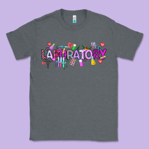 Valentine Laboratory Classic Tee Designed By Cowhidedigitalart
