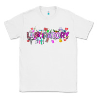 White Valentine Laboratory Classic Tee - CowhideDigitalArt