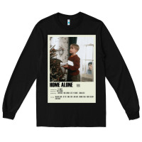 Black Home Alone Alternative Poster Art Movie Large (1) Classic . Long Sleeve Tee - minhPixels