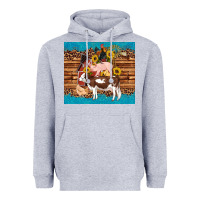 Heather Grey western farm cow pig rooster chick farm chicken barn Heavyweight Hoodie - Artiststas
