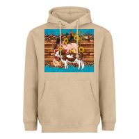 Mushroom western farm cow pig rooster chick farm chicken barn Heavyweight Hoodie - Artiststas
