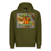 Army Green hey there pumpkin mouse pad Premium Hoodie - BundleAndBundleShop