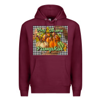 Burgundy hey there pumpkin mouse pad Premium Hoodie - BundleAndBundleShop