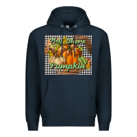 Navy hey there pumpkin mouse pad Premium Hoodie - BundleAndBundleShop