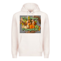 Pale Pink hey there pumpkin mouse pad Premium Hoodie - BundleAndBundleShop