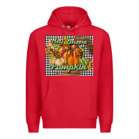 Red hey there pumpkin mouse pad Premium Hoodie - BundleAndBundleShop