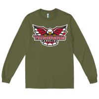 Army Green carolina thunderbirds Long Sleeve Tee - minhPixels