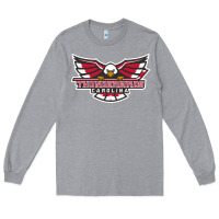 Heather Grey carolina thunderbirds Long Sleeve Tee - minhPixels