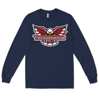 Navy carolina thunderbirds Long Sleeve Tee - minhPixels