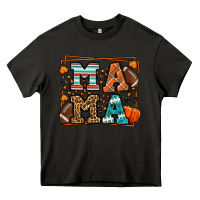 Asphalt Fall American Football Autumn Mama Heavy Core Tee - LillyAllenDesigns