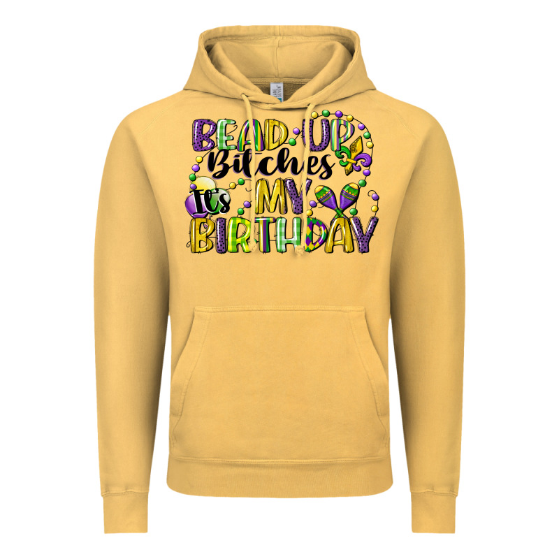 Bead Up Bitches Itsmy Birthday Cg (1) Vintage Hoodie by CowGirlArtShop | Teevron