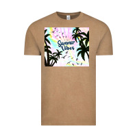 Vintage Coffee summer vibes with birds Vintage Tee - TumblerDesignByShophia