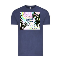 Summer Vibes With Birds Vintage Tee | Teevron