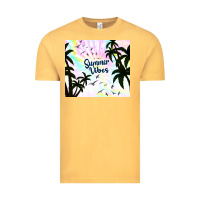 Vintage Mustard summer vibes with birds Vintage Tee - TumblerDesignByShophia