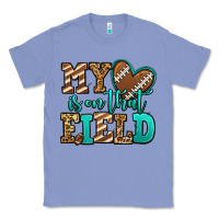 Colony Blue my heart is on that field american football Classic Tee - Jasminsmagicworld