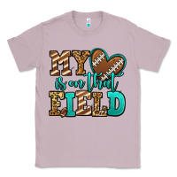 Lilac my heart is on that field american football Classic Tee - Jasminsmagicworld