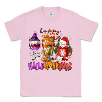 Bubblegum Pink Happy Hallothanksmas wine glass and coffee Classic Tee - NancyCooperArtShop