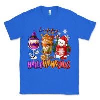 True Royal Happy Hallothanksmas wine glass and coffee Classic Tee - NancyCooperArtShop