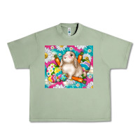 Oil Green easter day rabbit Urban Heavy Tee - TumblerDesignByShophia