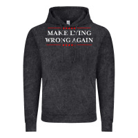 Vintage Black Make Lying Wrong Again   Gift Resist Racism AntiTrump Vintage Hoodie - minhPixels