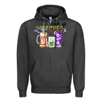 Charcoal Heather Drink Up Witches Zipper Hoodie - CowhideDigitalArt