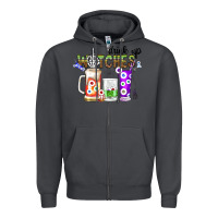 Smoke Drink Up Witches Zipper Hoodie - CowhideDigitalArt