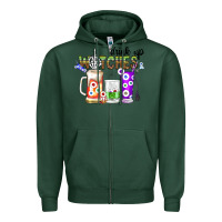Sports Green Drink Up Witches Zipper Hoodie - CowhideDigitalArt