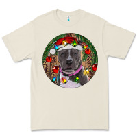 Bone Christmas Pitbull Premium Tee - RanaPortraitStore