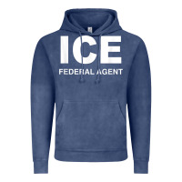 Vintage Denim ICE Federal Agent Halloween Costume Police Immigration Shirt Vintage Hoodie - minhPixels