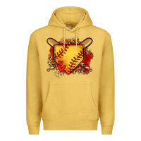 Antique Gold softball home plate Premium Hoodie - Jasminsmagicworld