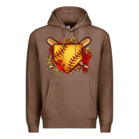 Chestnut softball home plate Premium Hoodie - Jasminsmagicworld
