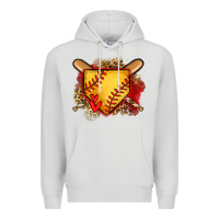 Dove Grey softball home plate Premium Hoodie - Jasminsmagicworld