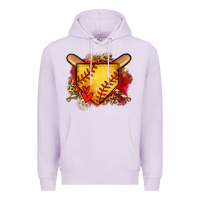 Lilac softball home plate Premium Hoodie - Jasminsmagicworld