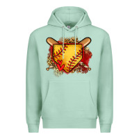 Seafoam softball home plate Premium Hoodie - Jasminsmagicworld