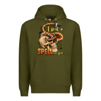Army Green i put a spell on you Premium Hoodie - BundleAndBundleShop