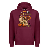 Burgundy i put a spell on you Premium Hoodie - BundleAndBundleShop
