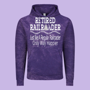 Mens Railroad Retirement Gifts For Men Vintage Hoodie Designed By Minhpixels