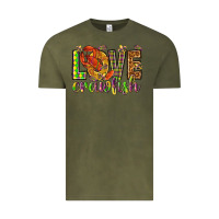 Vintage Olive Mardi Gras love Crawfish Vintage Tee - HowdyJamesFarm