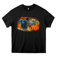 Black Fall Autumn Baby Calf Heavy Core Tee - LillyAllenDesigns
