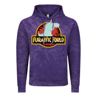 Cloud Purple Furaffic Forld Vintage Hoodie - minhPixels