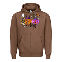Chestnut Fab Boo Lous Zipper Hoodie - CowhideDigitalArt