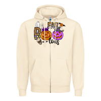 Sandshell Fab Boo Lous Zipper Hoodie - CowhideDigitalArt