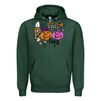 Sports Green Fab Boo Lous Zipper Hoodie - CowhideDigitalArt