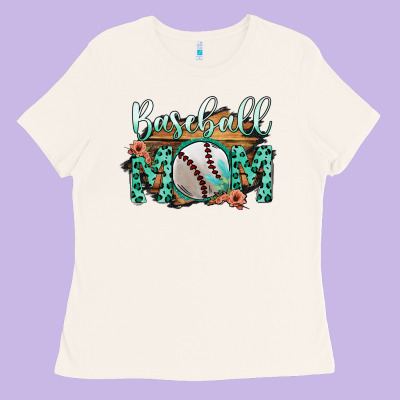 Baseboll Mom Ladies Tee Designed By Bettercallsaul