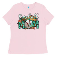 Bubblegum Pink Baseboll Mom Ladies Tee - Bettercallsaul