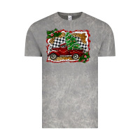 Cloud Rock Christmas Truck With Christmas Tree Vintage Tee - RanaPortraitStore